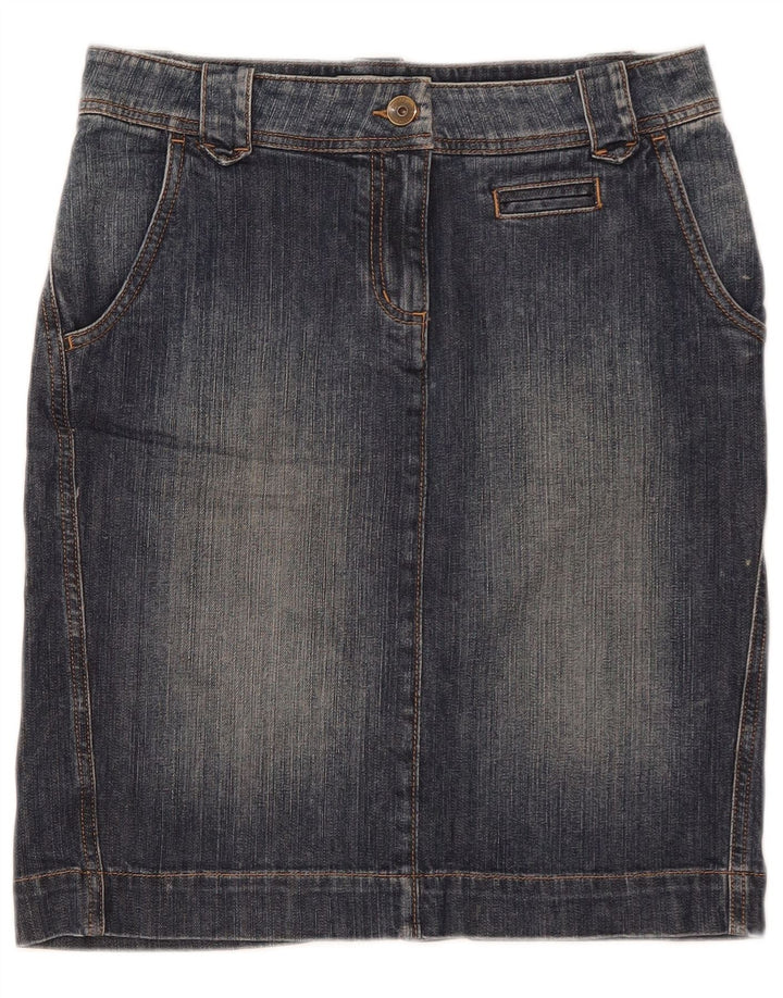 Henry Cottons Womens Denim Skirt IT 42 Medium W30  Blue Cotton