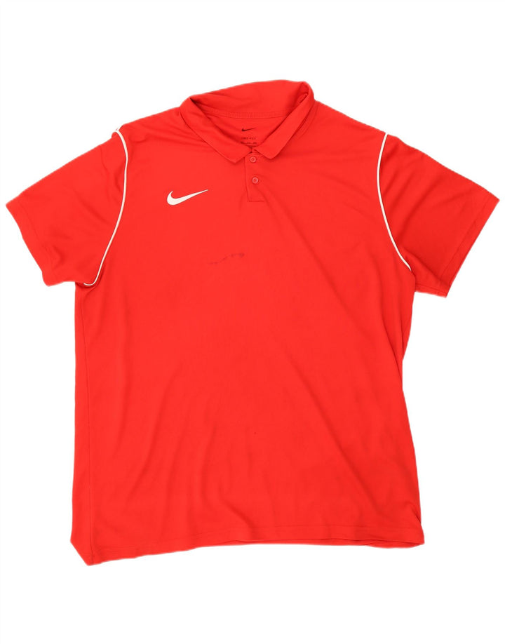 Polo Nike Da Uomo Dri Fit 2XL Rosso Poliestere