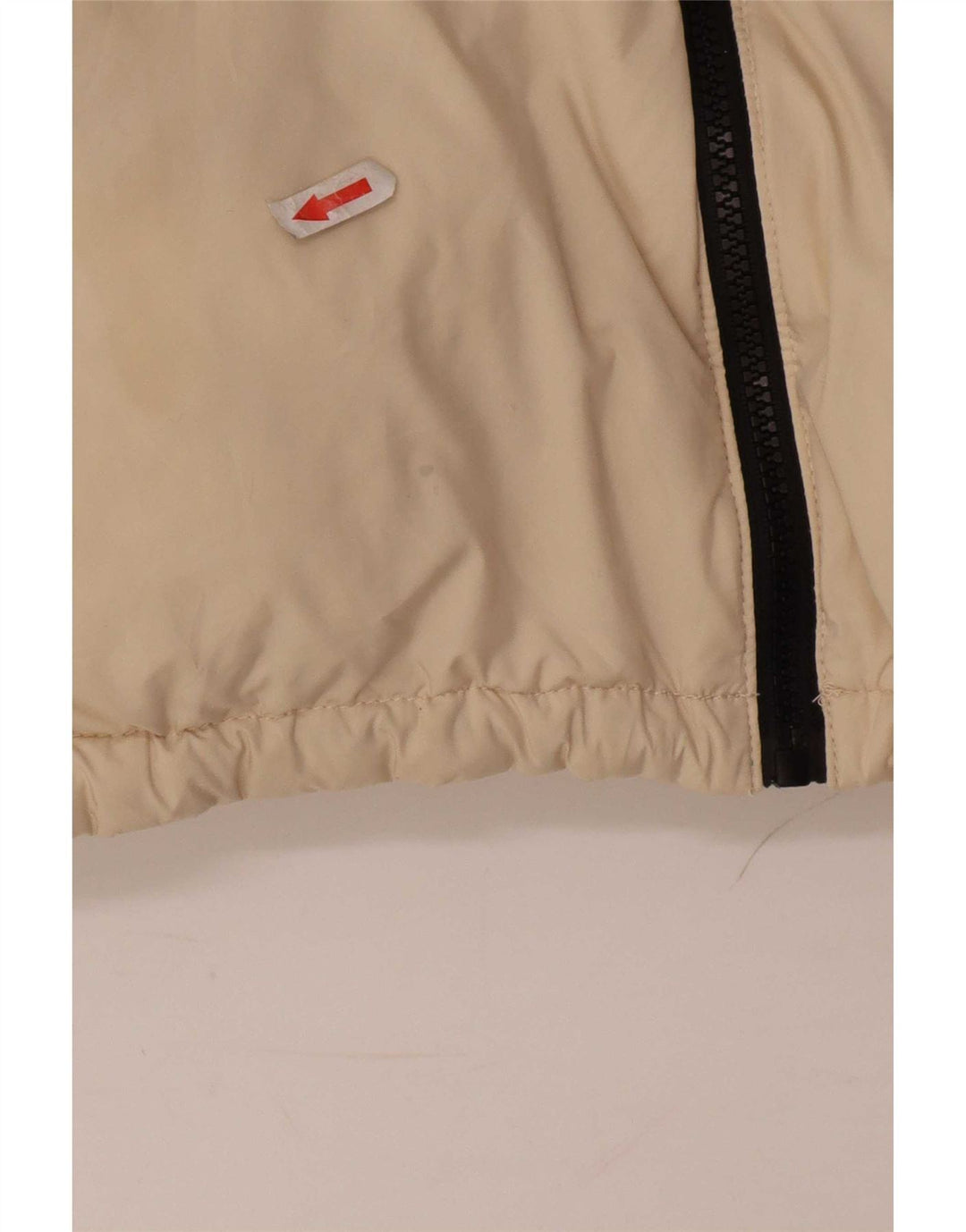 Zara Damen Wattierte Jacke UK 16 Large Off White Polyester