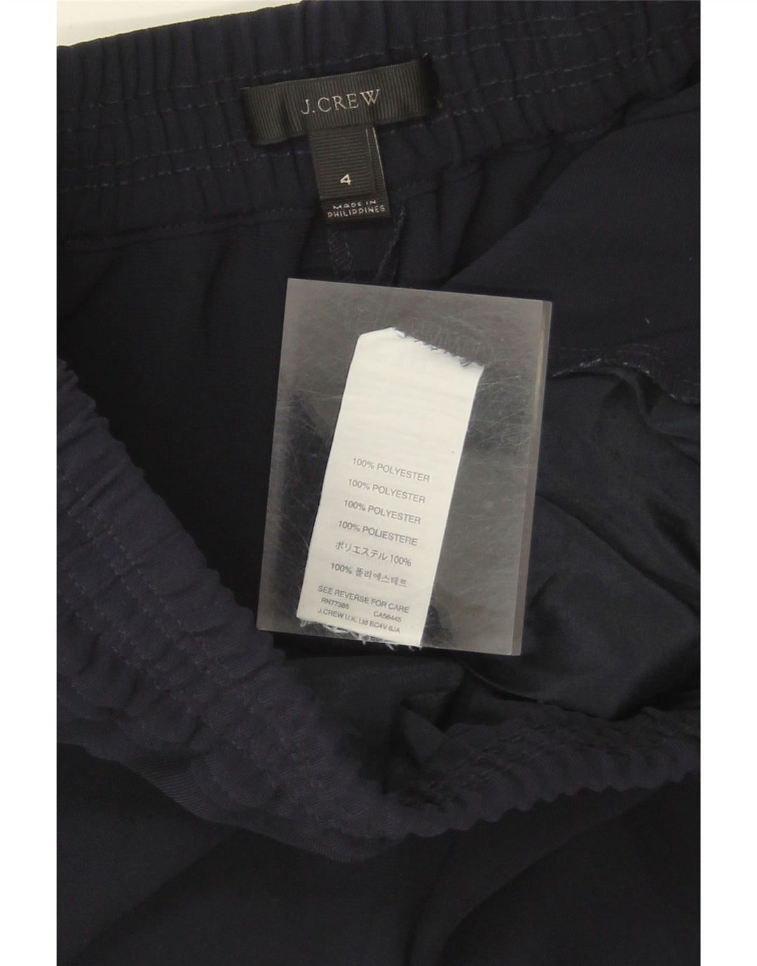 J. CREW Womens Sport Shorts US 4 Small  Navy Blue Polyester Vintage J. Crew and Second-Hand J. Crew from Messina Hembry 