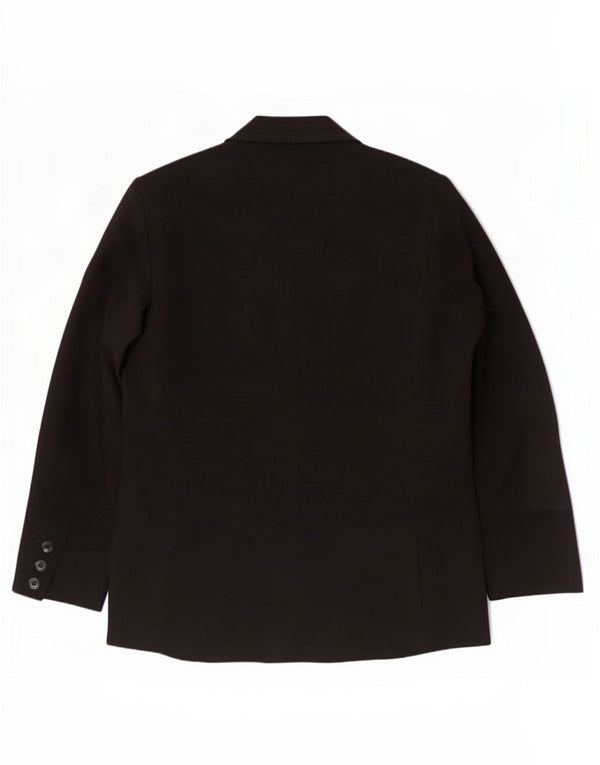 Marks & Spencer Chaqueta tipo blazer con 1 botón para mujer UK 46 Grande Poliéster negro