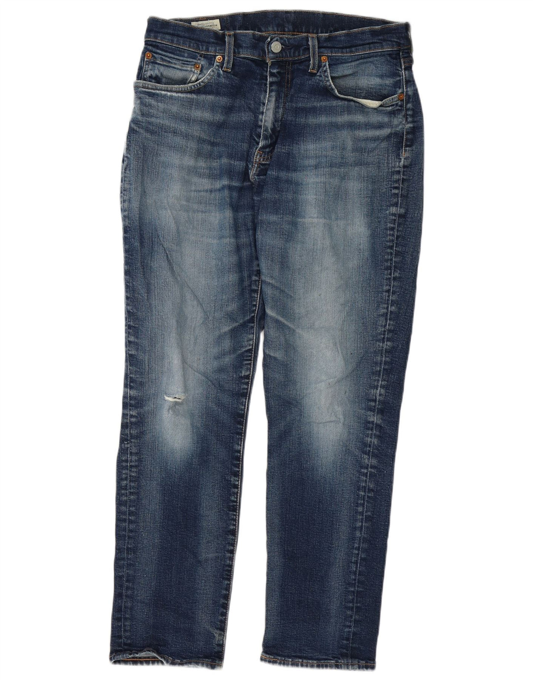 Męskie jeansy slim fit Levi's W32 L30 Niebieskie bawełniane
