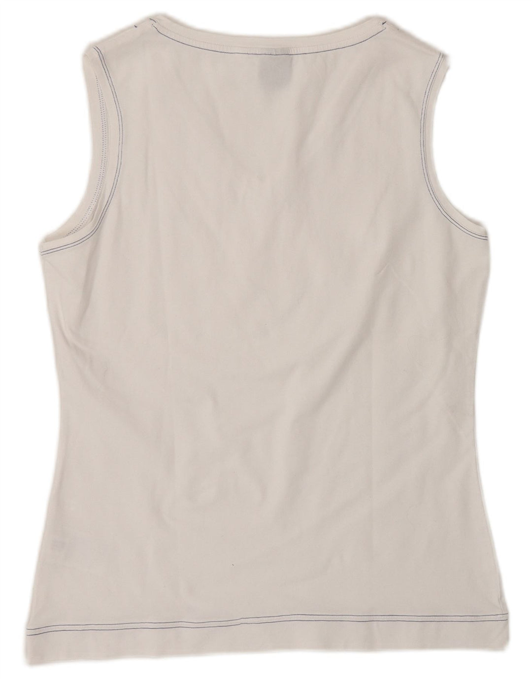 Reebok Womens Vest Top UK 14 Large White Cotton