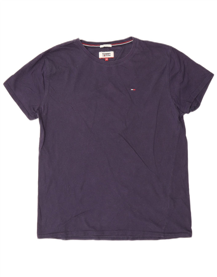 T-shirt da uomo con vestibilità regolare Tommy Hilfiger Top in cotone blu navy medio