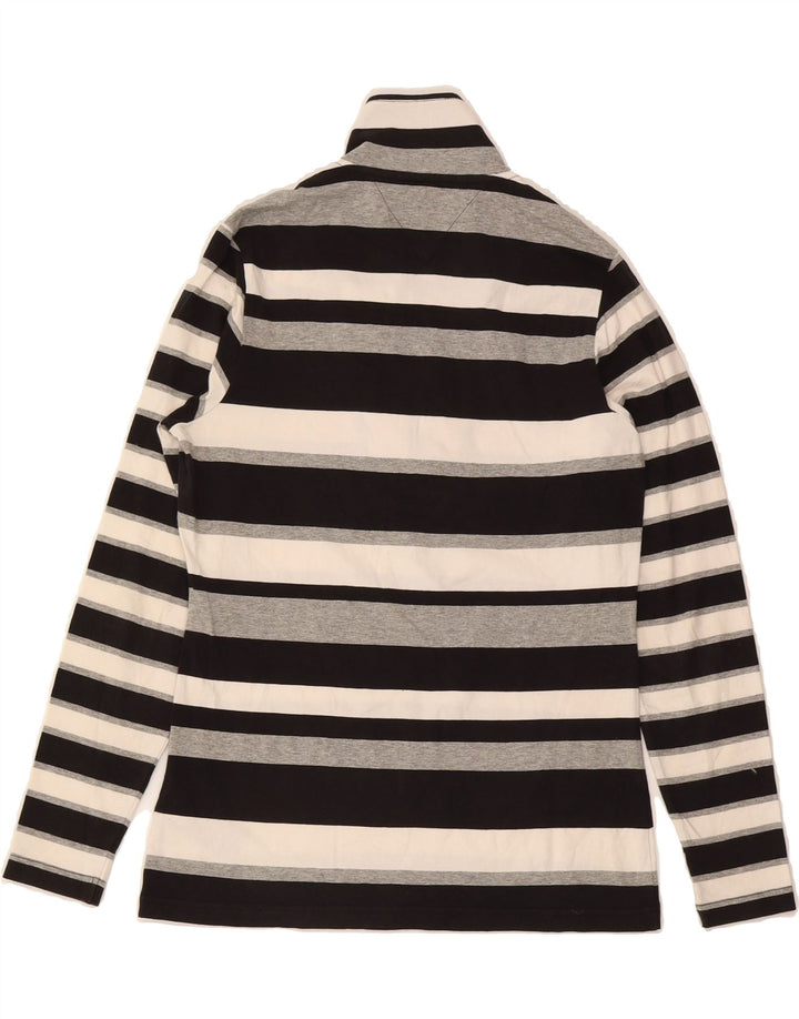 TOMMY HILFIGER Womens Top Long Sleeve UK 12 Medium Multicoloured Striped Vintage Tommy Hilfiger and Second-Hand Tommy Hilfiger from Messina Hembry 