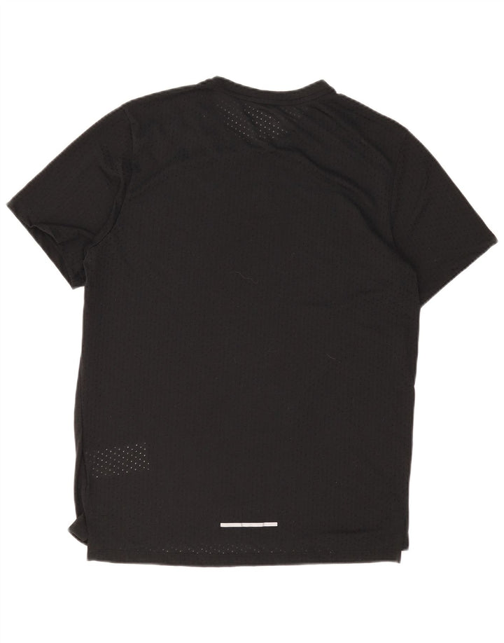 Мужская футболка Nike Dri Fit, средний черный полиэстер