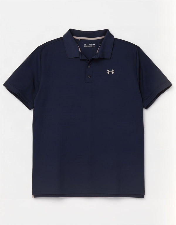 Polo da uomo Under Armour Heat Gear vestibilità ampia 2XL poliestere blu navy