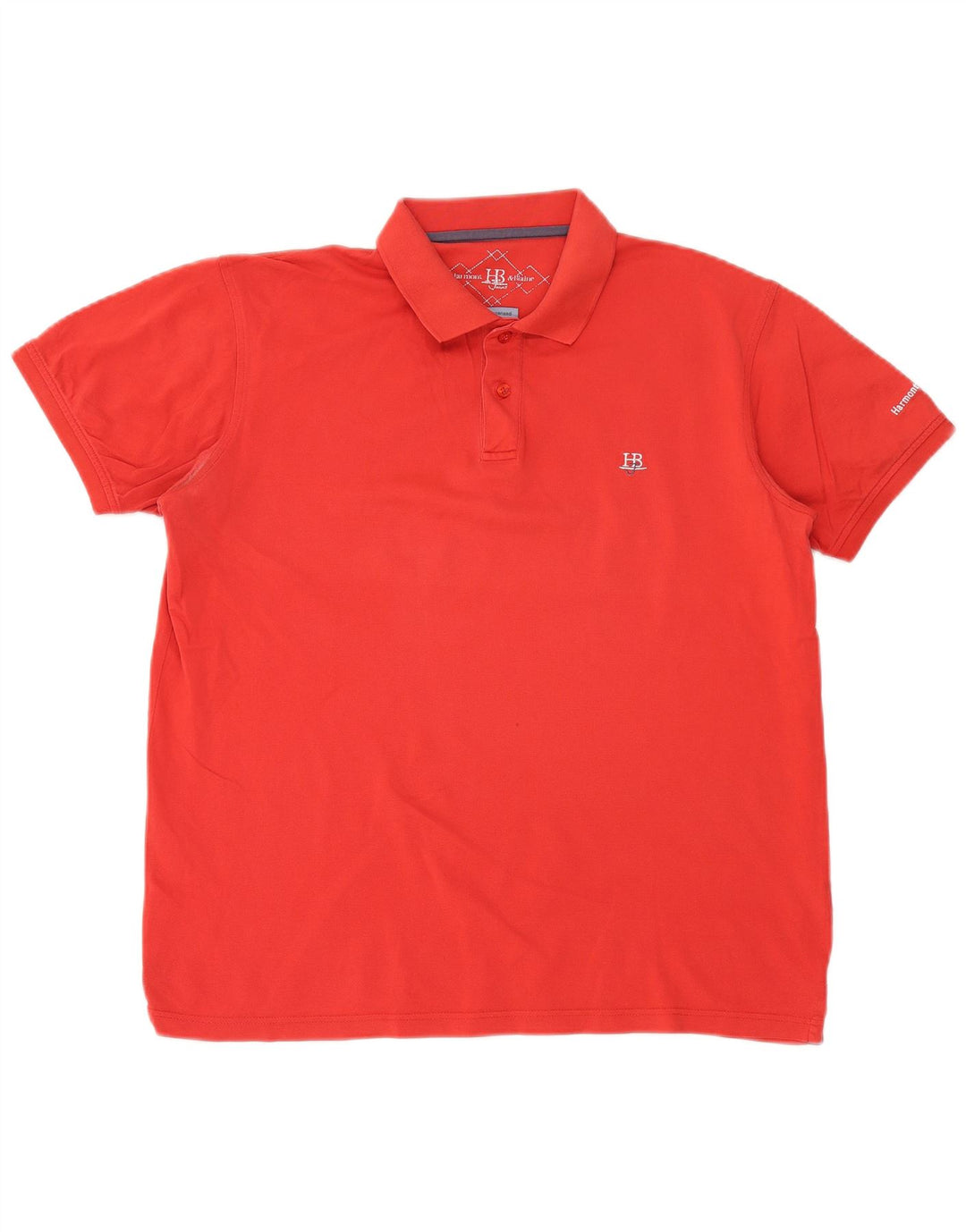 Harmont & Blaine Mens Polo Shirt XL Red Cotton