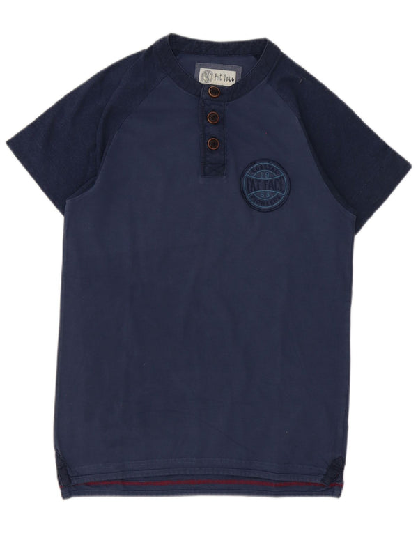 T-shirt męski Fat Face Top XS Granatowy, bawełniany