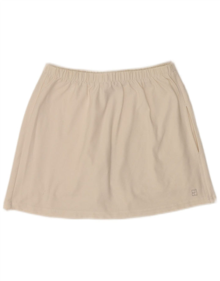 Nike Womens Skort UK 8/10 Small  Off White Polyester