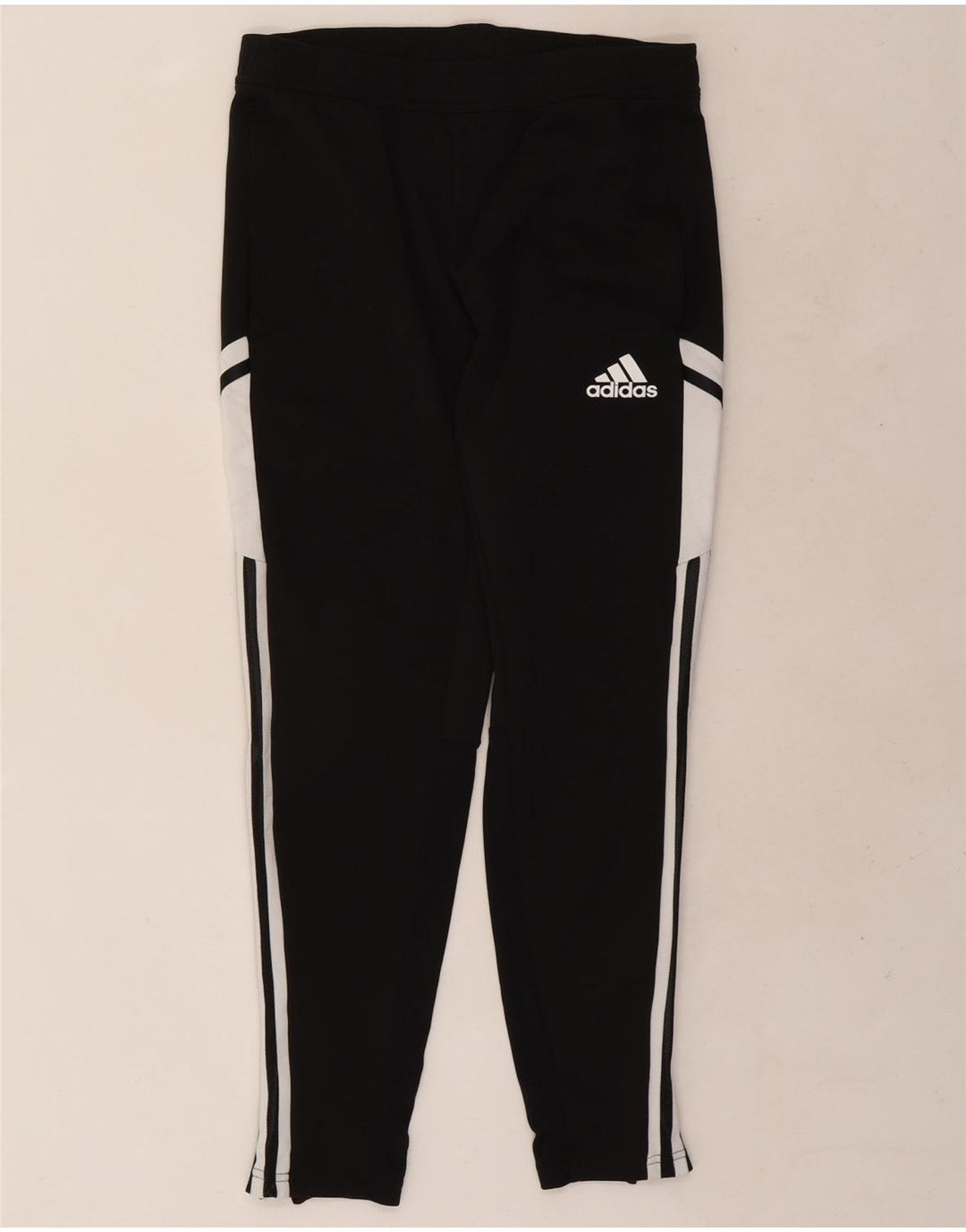 Pantaloni da tuta Adidas Aeroready da uomo in poliestere color block medio nero
