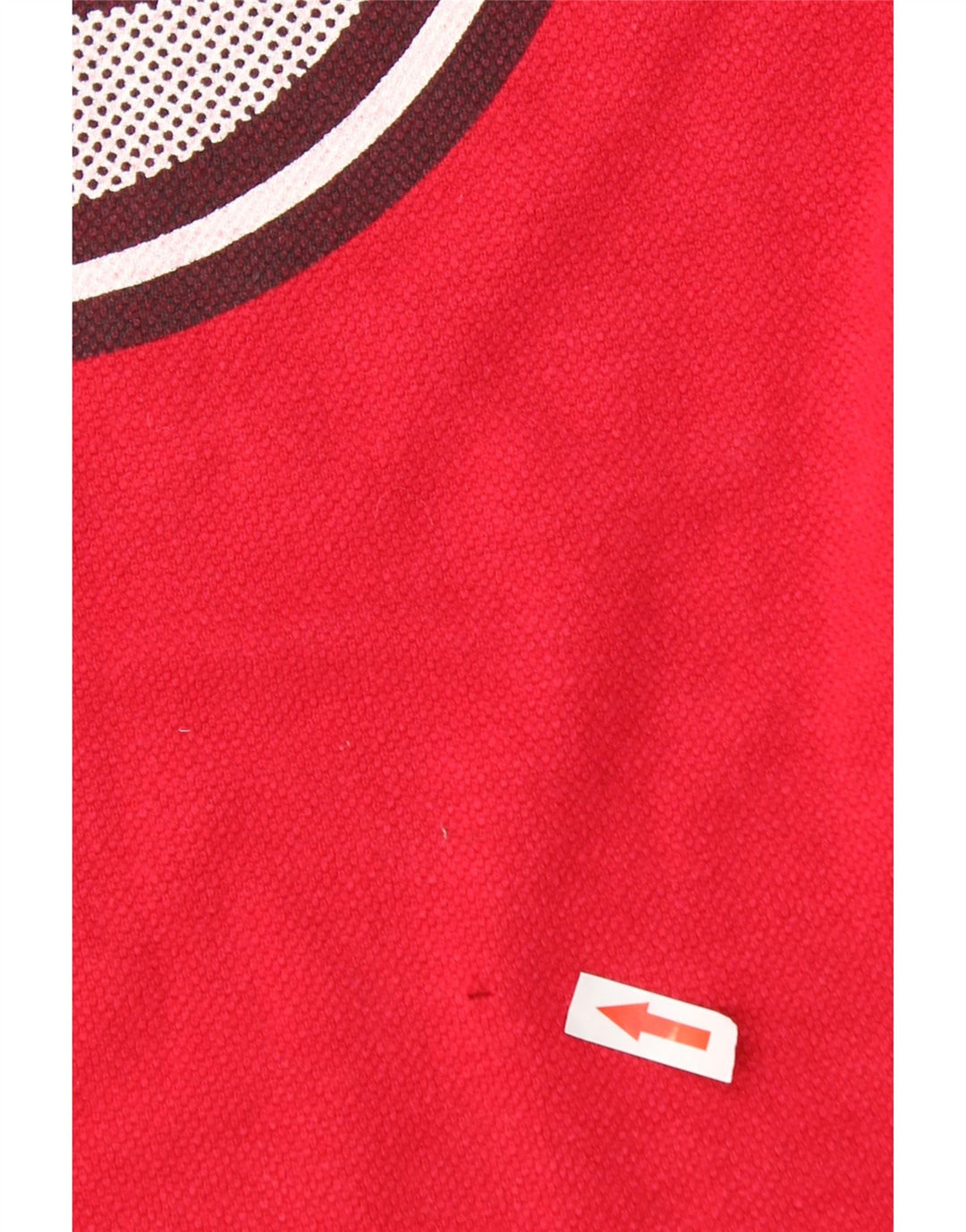 Asics Mens Oversized Graphic Top Long Sleeve 2XL Pink Colourblock Cotton