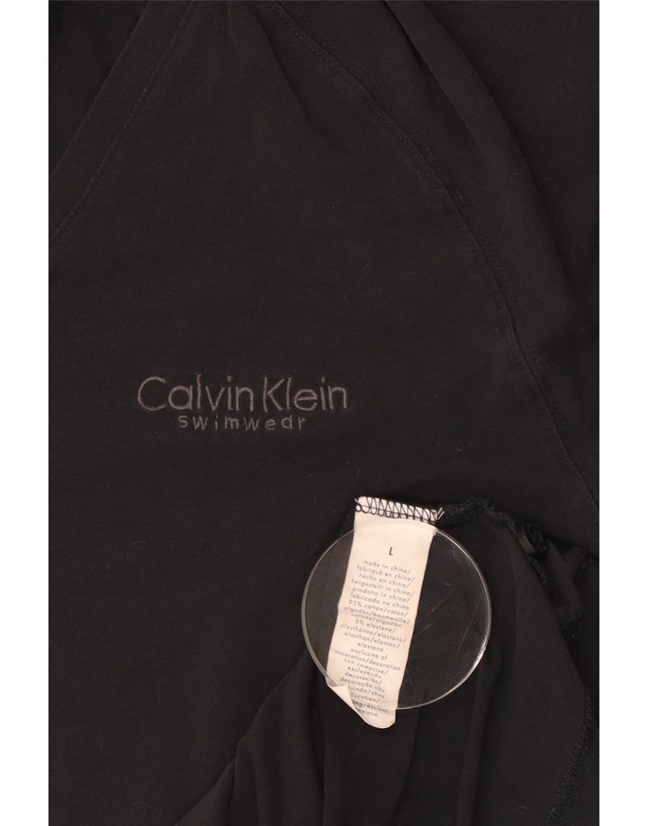 Calvin Klein Mens T-Shirt Top Large Black Cotton