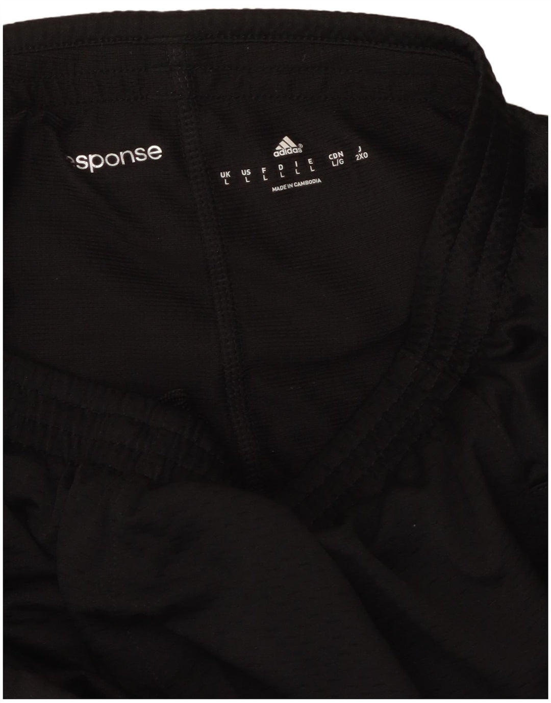 Pantaloncini sportivi ADIDAS da uomo grandi neri