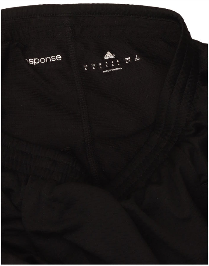 Pantaloncini sportivi ADIDAS da uomo grandi neri