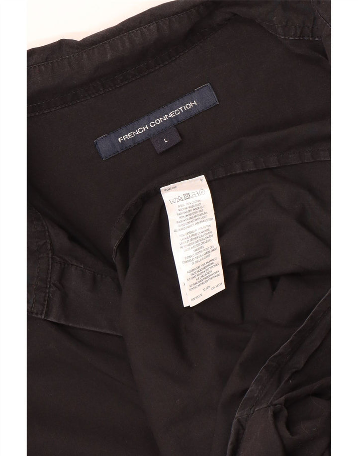 Camicia pullover con maniche a 3/4 da donna French Connection UK 16 grande nera