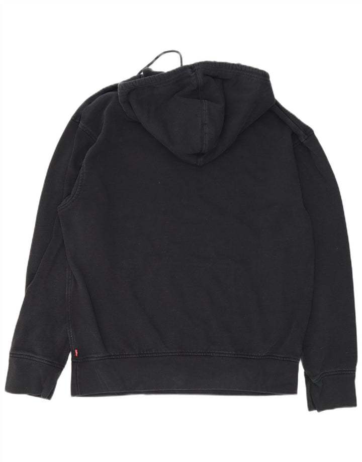 Maglione con cappuccio grafico da uomo Levi's in cotone nero medio