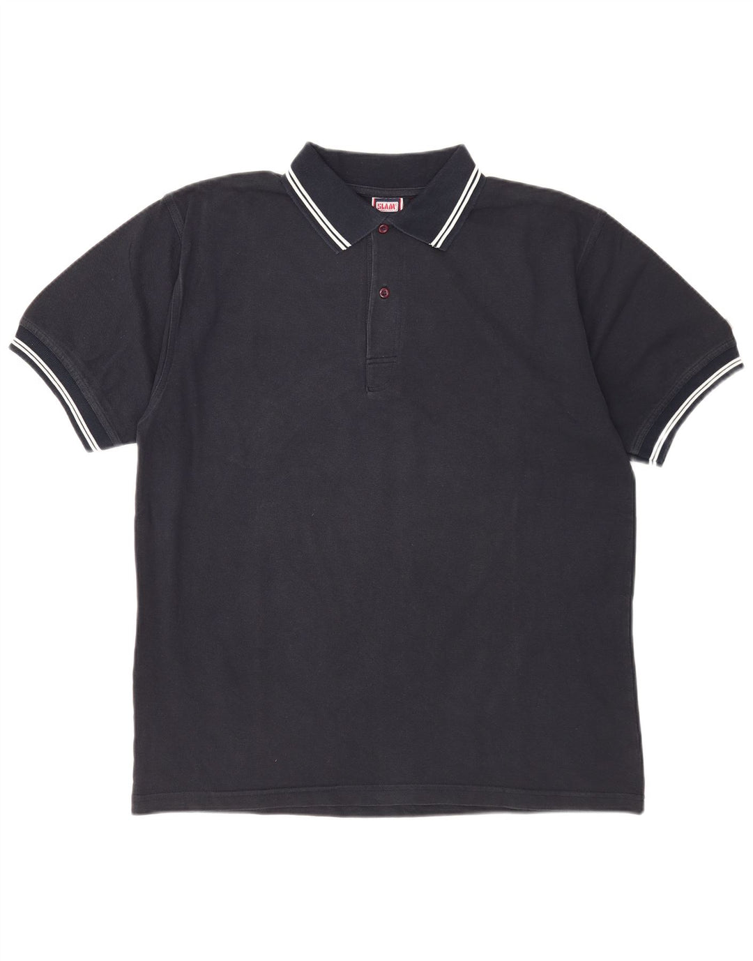 Slam herre poloshirt Stor marineblå bomuld