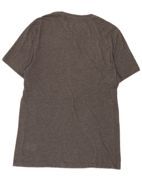 Reebok Tee-Shirt Graphique Homme Gris Moyen Polyester