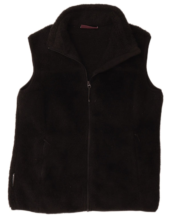 Mountain Warehouse női polár Gilet UK 16 nagy fekete poliészter