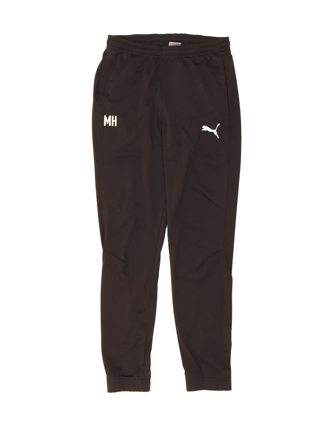 PUMA Mens Tracksuit Trousers Joggers Medium Black Polyester Vintage Puma and Second-Hand Puma from Messina Hembry 