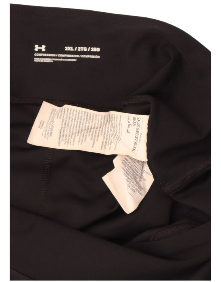 Женские леггинсы-капри Under Armour UK 20 2XL, черный полиэстер