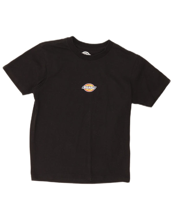 Damska koszulka z grafiką Dickies Top UK 12, średnia czarna bawełna