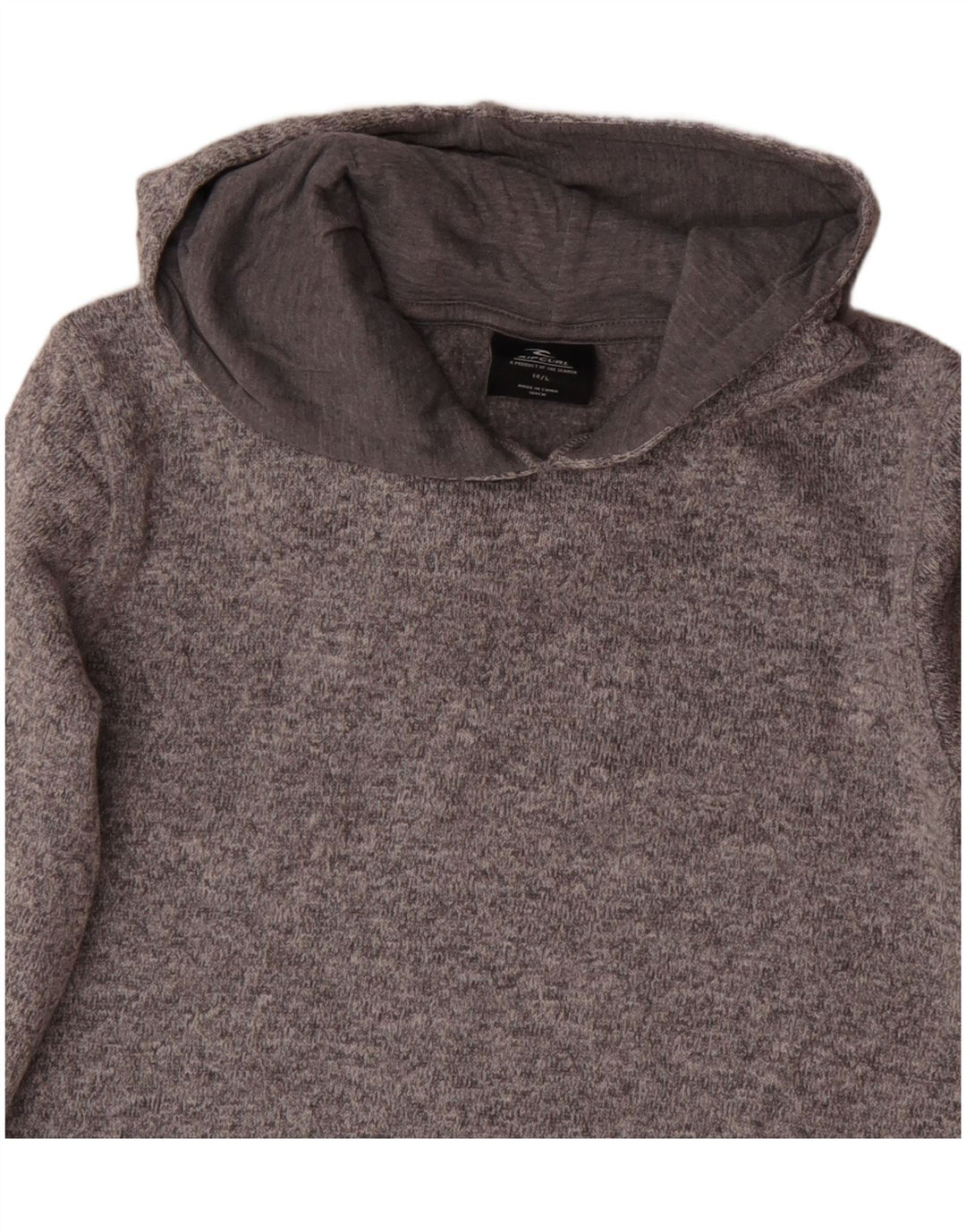 Rip Curl Womens Hoodie Jumper UK 14 Large Grey