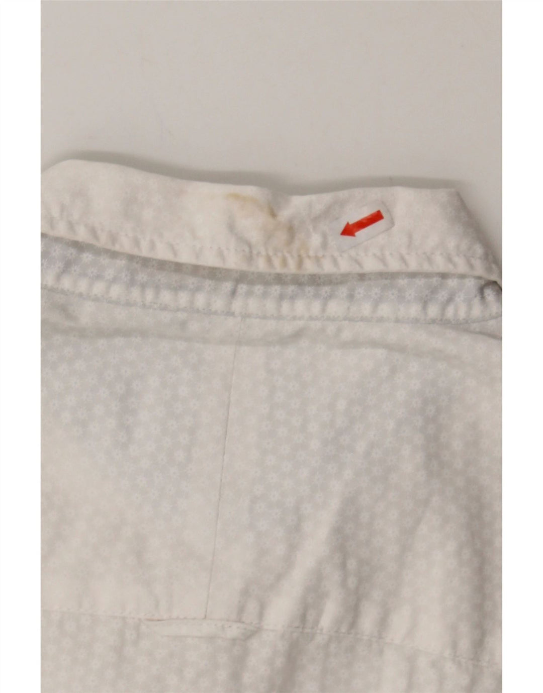 WHITE STUFF Mens Shirt Small White Floral Cotton Vintage White Stuff and Second-Hand White Stuff from Messina Hembry 