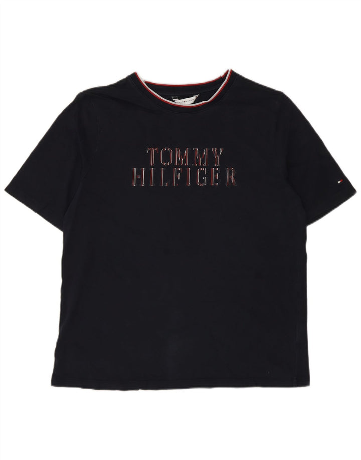 Męska koszulka graficzna Tommy Hilfiger Top Medium Granatowa