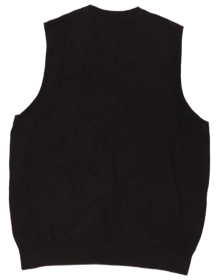 Marks & Spencer Herrevest Tank Top Medium Sort Bomuld