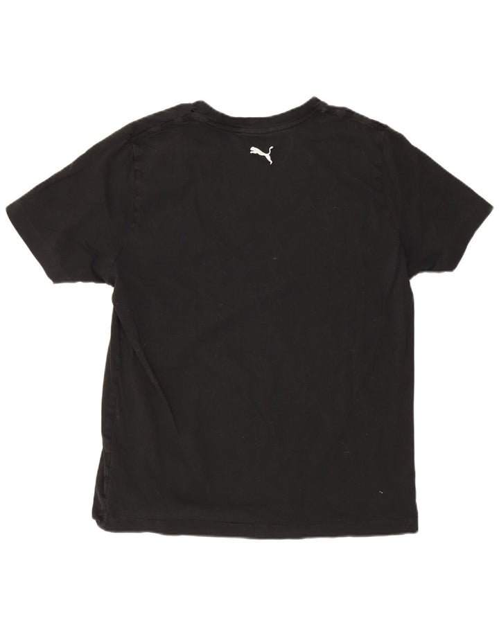 Puma Mens Graphic T-Shirt Top Large Black