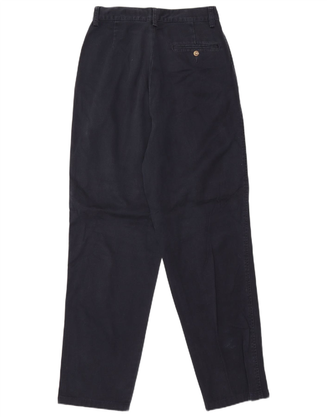 EDDIE BAUER Womens Pegged Chino Trousers US 6 Medium W26 L29 Navy Blue