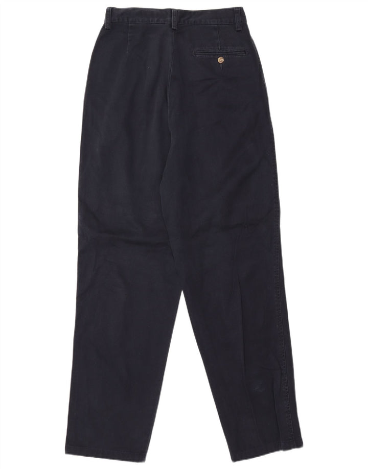 EDDIE BAUER Womens Pegged Chino Trousers US 6 Medium W26 L29 Navy Blue