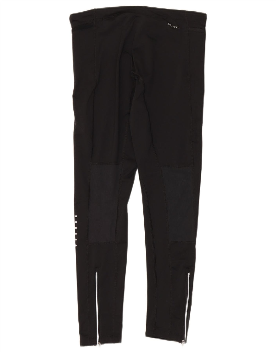 Nike Womens Leggings UK 14 Medium Black Polyester Sports