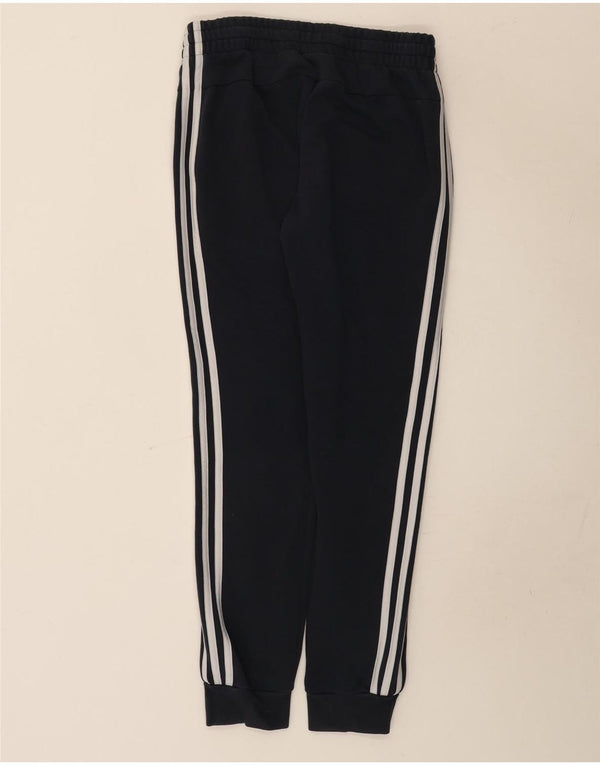 Damskie spodnie dresowe Adidas Joggers UK 12/14 Średni granatowy bawełniany