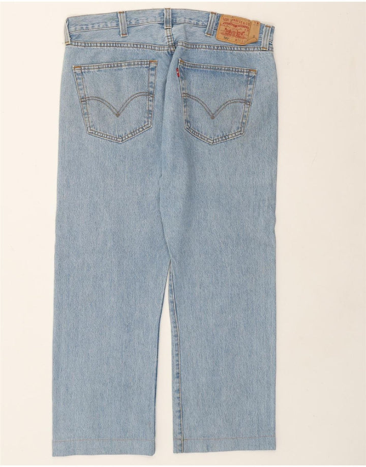 Levi's Mens 501 Straight Jeans W38 L28 Blue Cotton