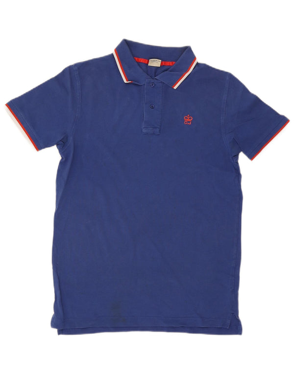 Polo Uomo Casucci Cotone Righe Grandi Blu
