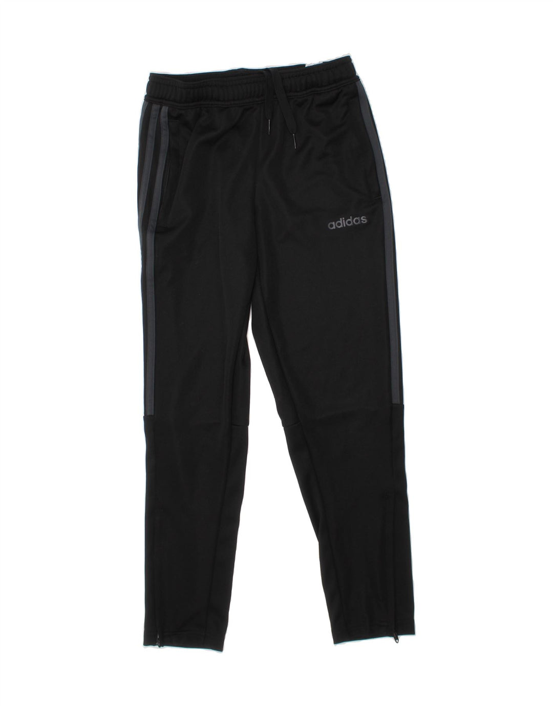 ADIDAS Boys Aeroready Tracksuit Trousers 9-10 Years  Black Polyester Vintage Adidas and Second-Hand Adidas from Messina Hembry 