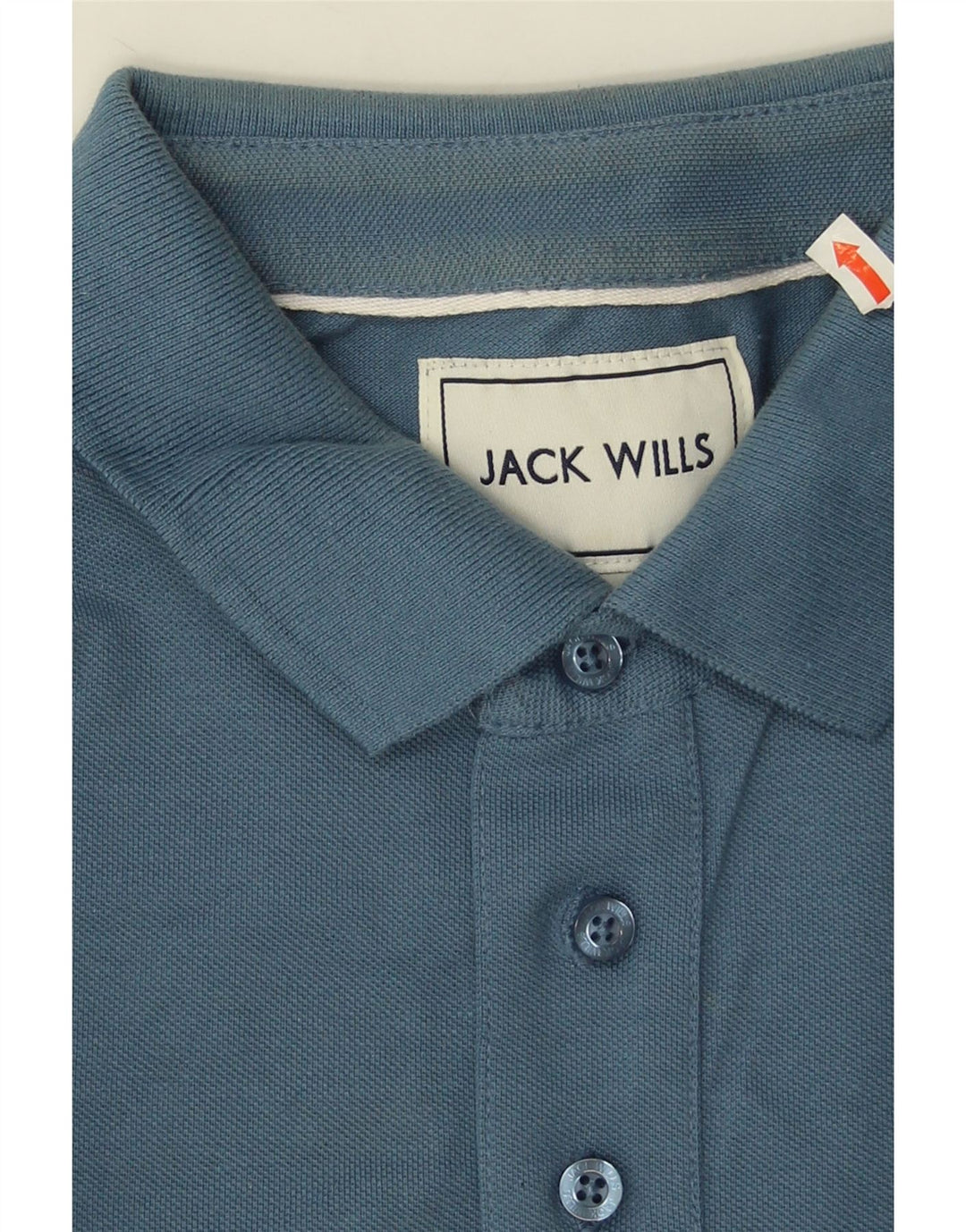 Jack Wills Mens Polo Shirt Large Blue Cotton