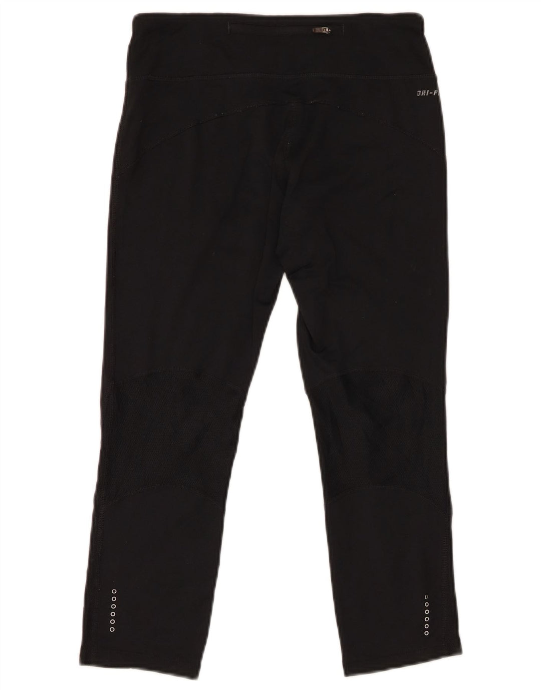 Nike Womens Dri Fit Leggings UK 10 Small Black Polyester
