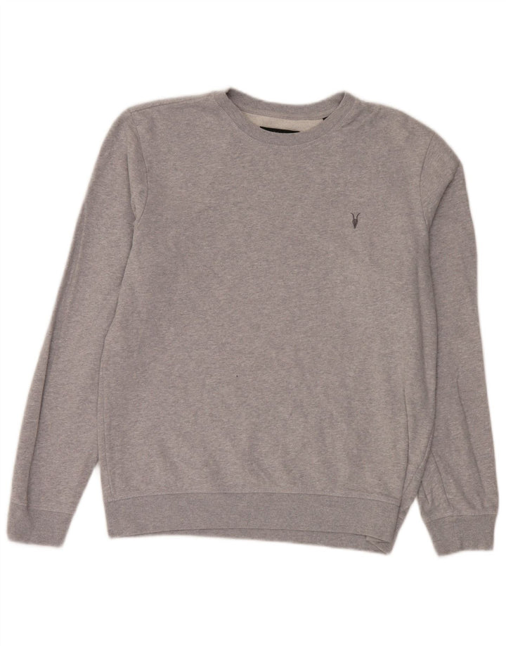 All Saints Herre Sweatshirt Jumper Medium Grå Bomuld
