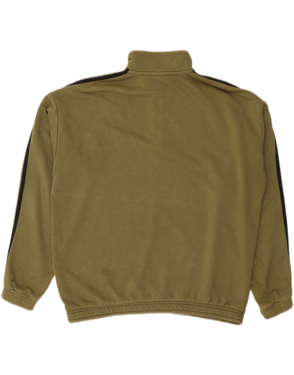 Γυναικείο φούτερ Adidas με φερμουάρ με λαιμόκοψη Jumper UK 12 Medium Khaki