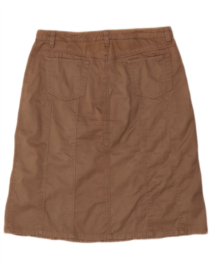 Timberland Womens A-Line Skirt US 6 Medium W30 Brown Cotton