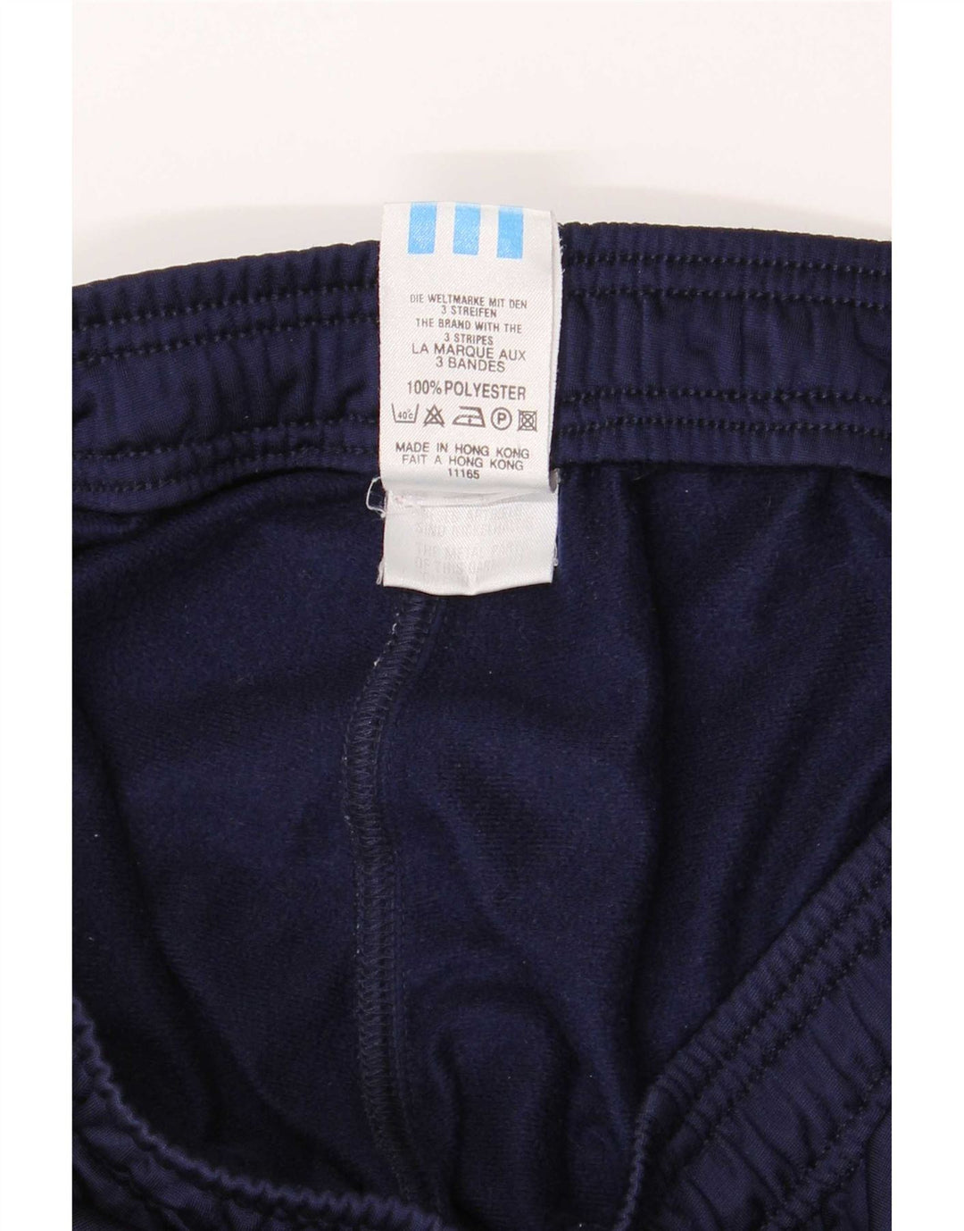 Adidas Mens Tracksuit Trousers UK 38/40 Medium Navy Blue Polyester