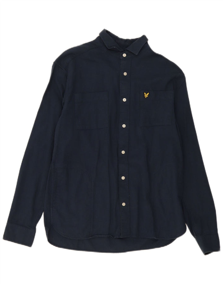 Lyle & Scott Chemise Homme Small Bleu Marine Coton