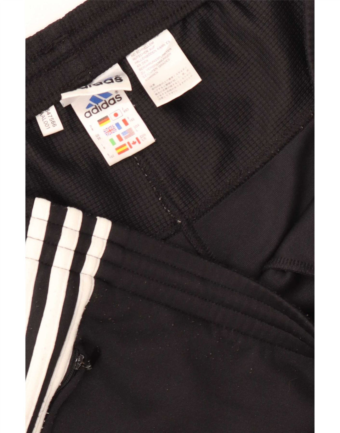 Adidas Mens Tracksuit Trousers XL Black Polyester