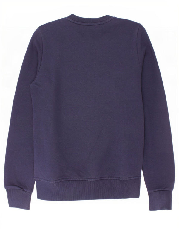Adidas piger grafisk sweatshirt trøje 11-12 år marineblå bomuld