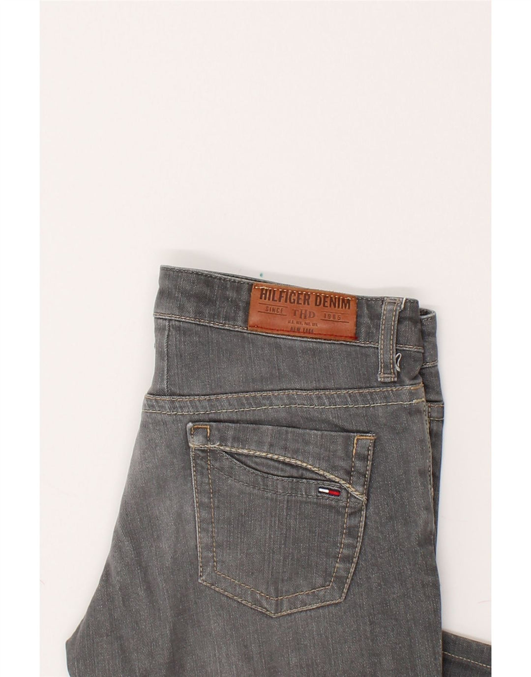 TOMMY HILFIGER Womens Skinny Jeans W30 L29 Grey Vintage Tommy Hilfiger and Second-Hand Tommy Hilfiger from Messina Hembry 
