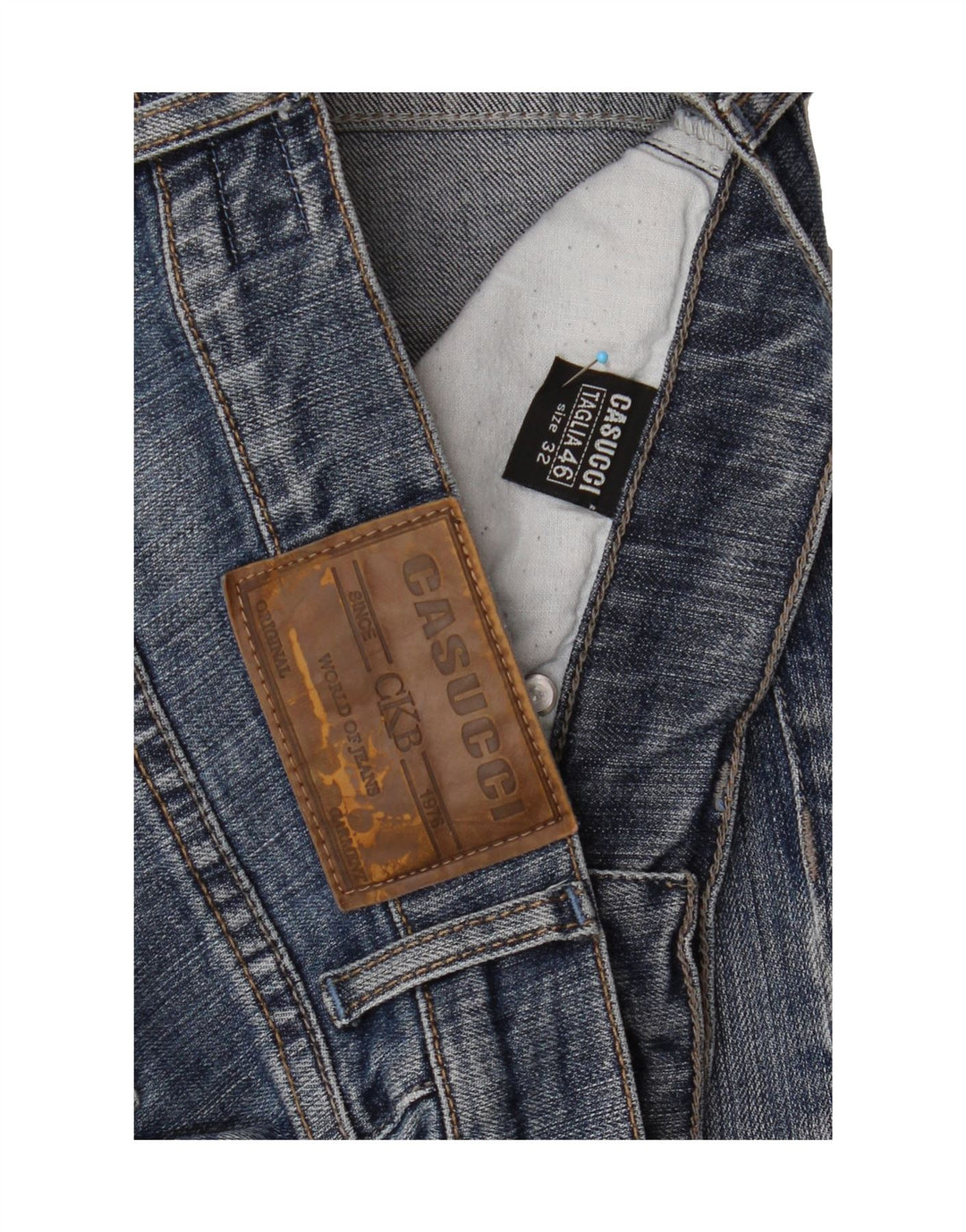 CASSUCI Mens Slim Jeans  W32 L32 Blue Cotton Vintage Cassuci and Second-Hand Cassuci from Messina Hembry 